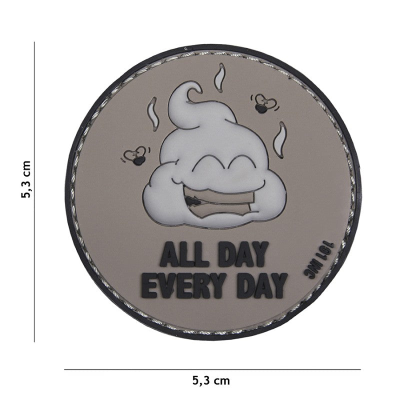 VAN OS - 3D Patch | All Day Every Day - grau
