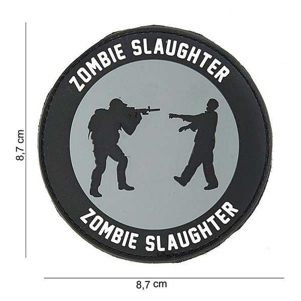 VAN OS - 3D Patch | Zombie Slaughter rund/schwarz