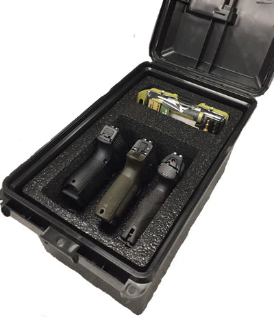 MTM Transport- und Munitionskiste | Tactical Pistol Handgun Case - 3 Gun